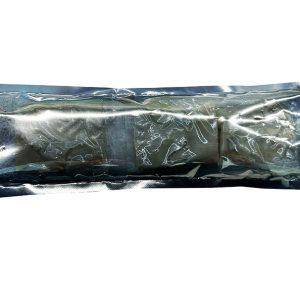 Vacuum sealed package of food.